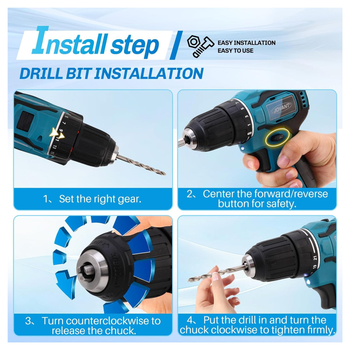 Kit Completo de Herramientas: Taladro 12V Inalámbrico + Maletín de Transporte